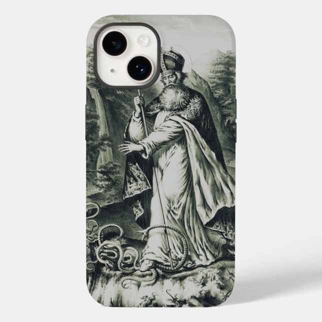 Saint Patrick patron of Ireland Case-Mate iPhone Case (Back)