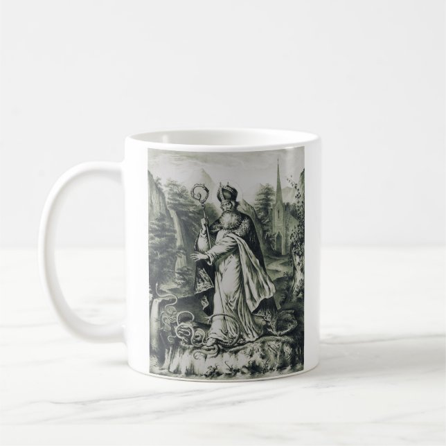 Saint Patrick patron of Ireland Coffee Mug (Left)