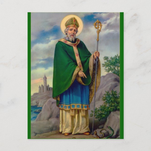 Saint Patrick Postcard (Front)