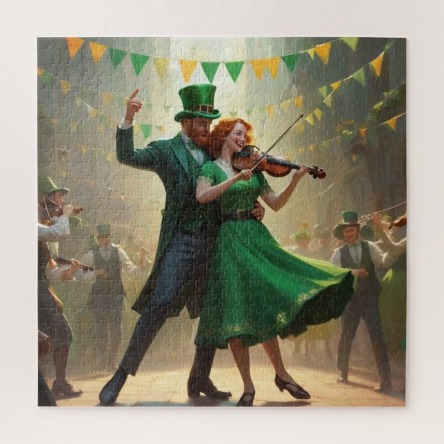 Saint Patrick´s Dance Jigsaw Puzzle (Vertical)