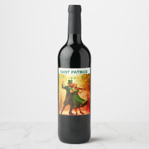 Saint Patrick´s Dance Wine Label