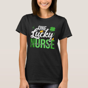 Saint Patrick s Day Cardiac Cath Lab Nurse One Luc T-Shirt