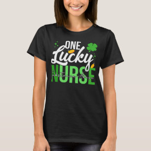 Saint Patrick s Day Substance Abuse Nurse One Luck T-Shirt