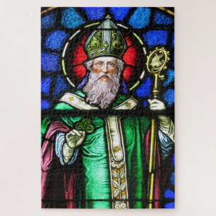Saint Patrick, Shamrock Jigsaw Puzzle