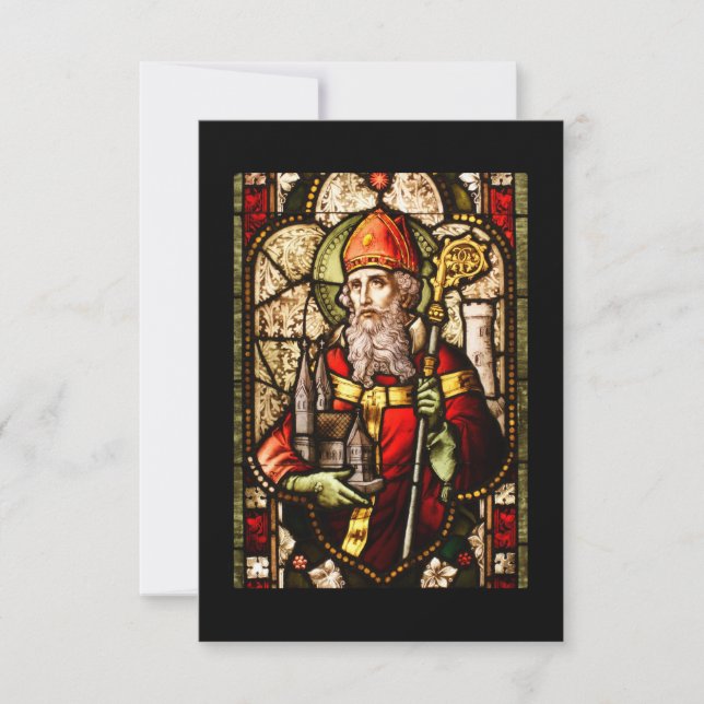 Saint Patrick Stained Glass (Front)