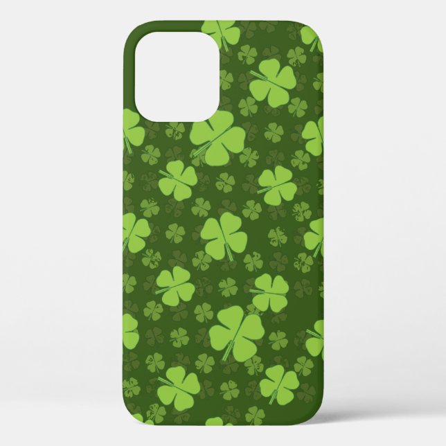 SAINT PATRICKS 4 LEAF CLOVER Case-Mate iPhone CASE (Back)