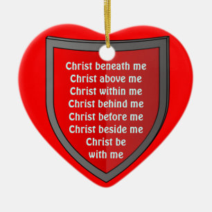 Saint Patrick's breastplate prayer ornament