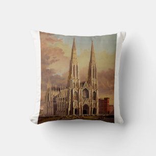 Saint Patrick's Cathedral in Midtown Manhattan Cushion