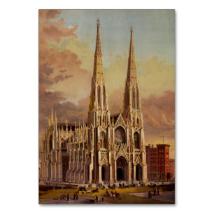 Saint Patrick's Cathedral in Midtown Manhattan Table Number