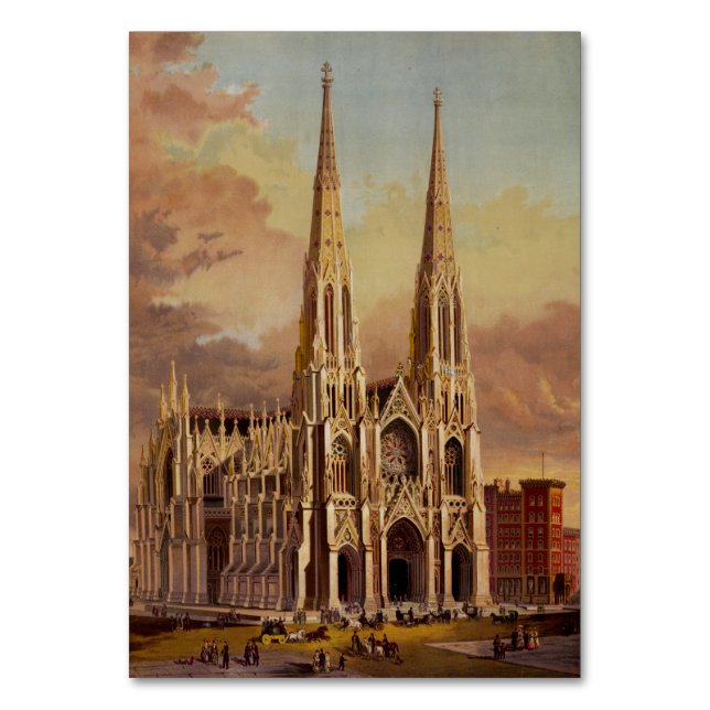 Saint Patrick's Cathedral in Midtown Manhattan  Table Number (Front)