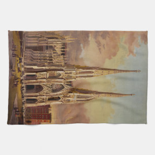 Saint Patrick's Cathedral in Midtown Manhattan  Tea Towel