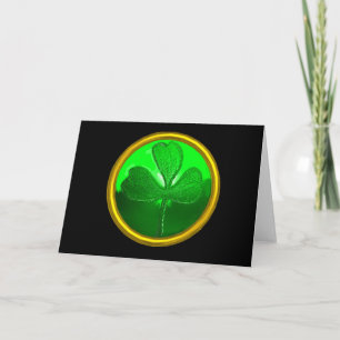 SAINT PATRICK'S CELTIC HEART,SHAMROCK CARD