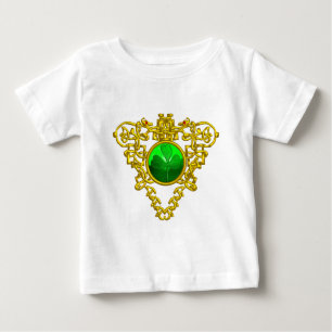 SAINT PATRICK'S CELTIC HEART WITH GREEN SHAMROCK BABY T-Shirt