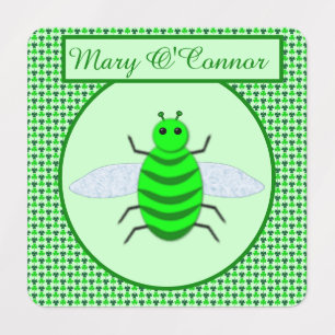 Saint Patricks Day Bee and Shamrocks