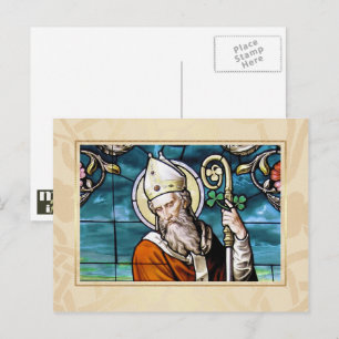 Saint Patrick's Day Blessings Religious Postcard