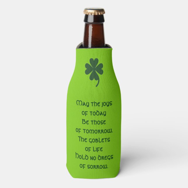 Saint Patricks Day Bottle Cooler by Janz (Bottle Front)