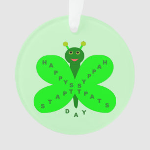 Saint Patrick's Day Butterfly Acrylic Ornament