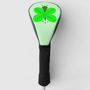 Saint Patricks Day Butterfly Golf Driver Cover