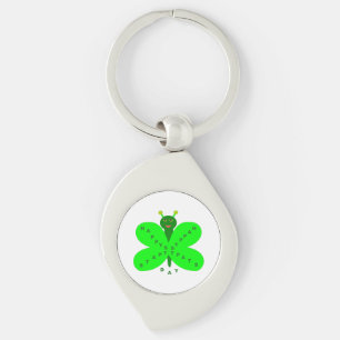 Saint Patrick's Day Butterfly Keychain