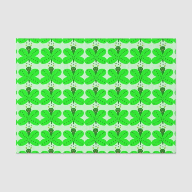 Saint Patrick's Day Butterfly Tissue Paper (Front)