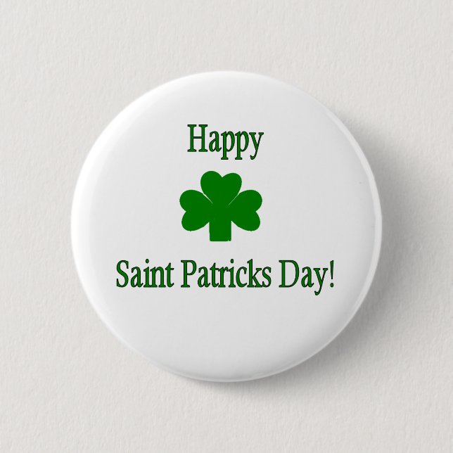 Saint Patricks Day Button (Front)