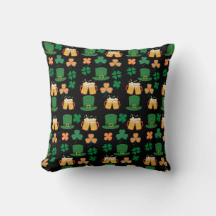 Saint patrick's day celtic,irish funny beer,charms cushion