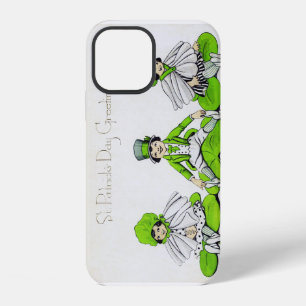 Saint Patrick's Day Children, Vintage iPhone 12 Case