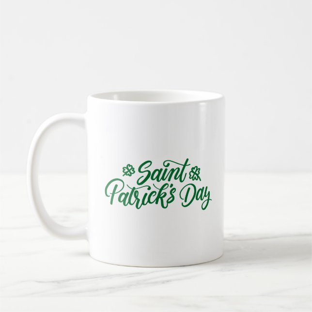 saint patrick's day coffee mug (Left)