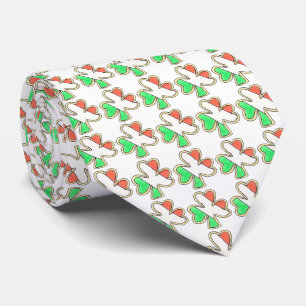 Saint Patrick's Day Cookies Irish Flag Shamrock Tie