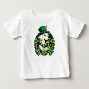 Saint Patrick's Day cut dog Baby T-Shirt