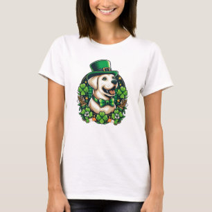 Saint Patrick's Day cut dog T-Shirt