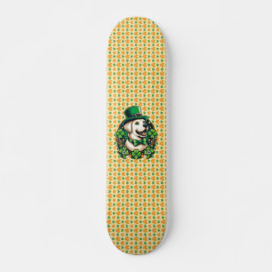 Saint Patrick's Day Cute Dog Skateboard