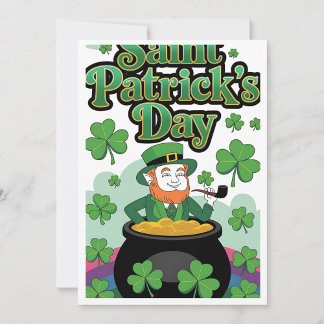 Saint Patrick's Day Holiday Card 