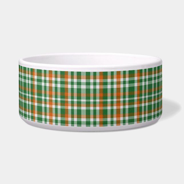  Saint Patrick's day Ireland Flag coloured gingham (Front)