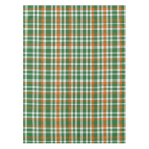  Saint Patrick's day Ireland Flag coloured gingham Tablecloth