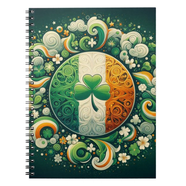 Saint Patrick's day/Ireland/Irish  Notebook (Front)