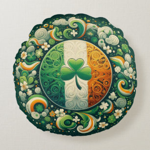 Saint Patrick's day/Ireland/Irish Round Cushion
