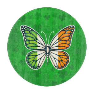 Saint Patrick's Day Irish butterfly Cutting Board