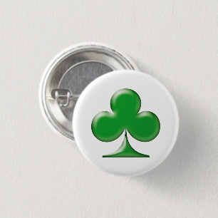Saint Patrick's Day Irish Green Clover Shamrock 3 Cm Round Badge