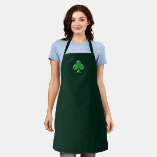 Saint Patrick's Day Irish Green Clover shamrock  L Apron