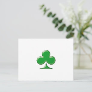 Saint Patrick's Day Irish Green Clover Shamrock Postcard