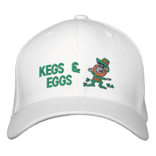 Saint Patricks Day Kegs & Eggs Hat