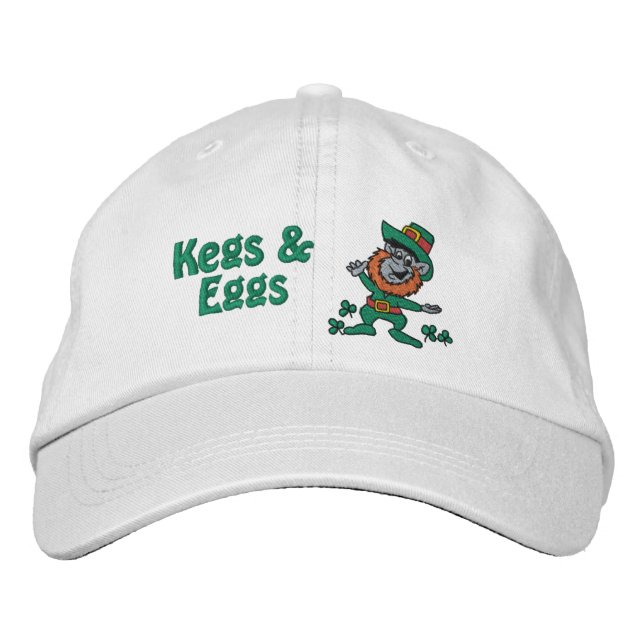 Saint Patricks Day Kegs & Eggs Hat (Front)