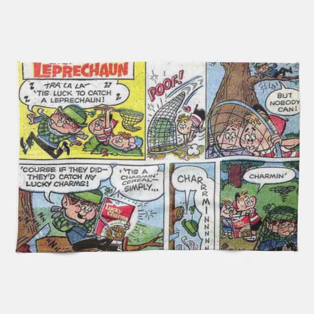 Saint Patrick's Day Kitchen Hand Towel (Horizontal)