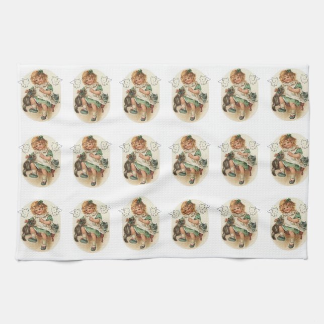 Saint Patrick's Day Kitchen Hand Towel (Horizontal)