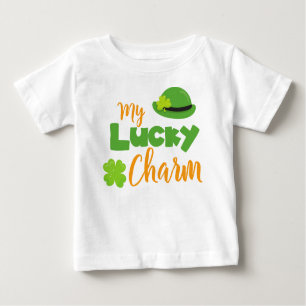 Saint Patrick's Day, Leprechaun Hat, Lucky Charm Baby T-Shirt