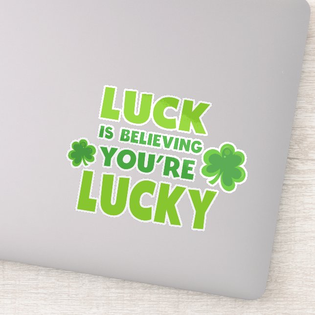 Saint Patrick's Day, Luck, Believing You're Lucky (Detail)