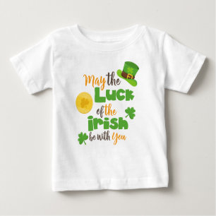 Saint Patrick's Day, Luck Of The Irish, Clovers Baby T-Shirt
