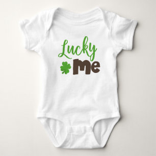 Saint Patrick's Day, Lucky Clovers, Lucky Me Baby Bodysuit