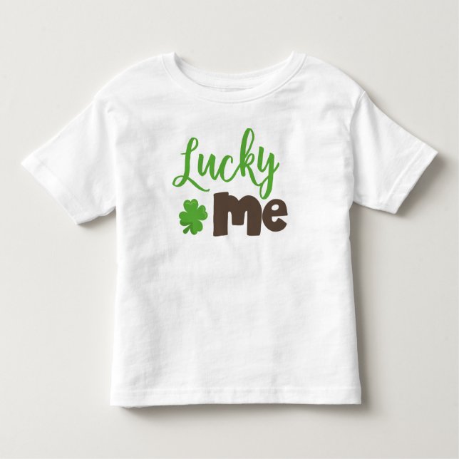 Saint Patrick's Day, Lucky Clovers, Lucky Me Toddler T-Shirt (Front)